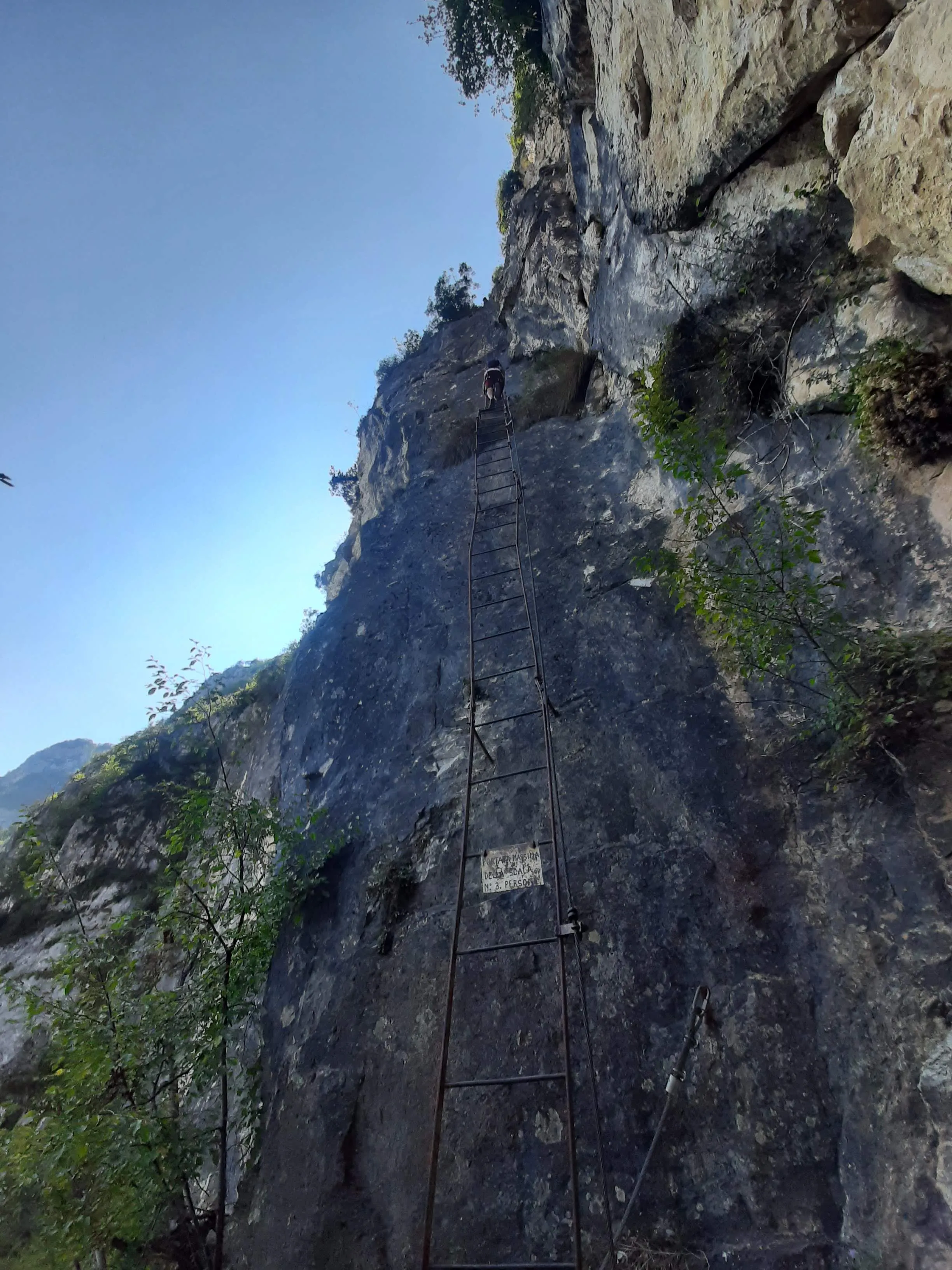 Jezioro Garda: ferrata Via dell'Amicizia drabiny