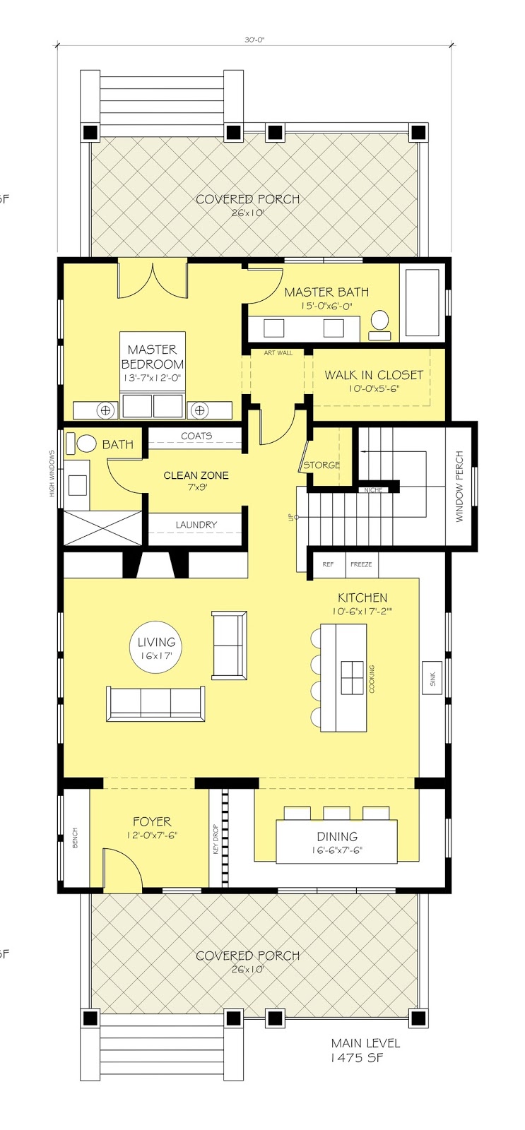 Desain Denah Rumah Ala Amerika  Minimalis