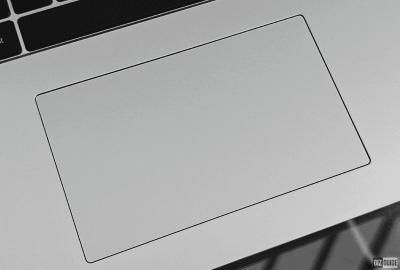 Spacious trackpad