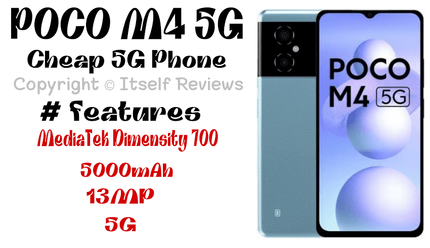 Latest Poco M4 5G Cheap 5G Phone under rs. 12999