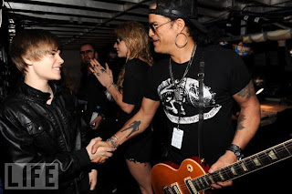 Justin meets Slash