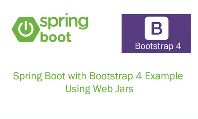 Spring Boot with Bootstrap Example using Web Jars