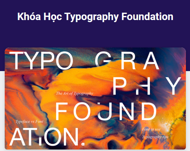 Chia Sẻ Khóa Học Typography Foundation Của Keyframe
