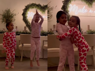 Khloe Kardashian shares Adorable Clip of True, 4 & her cousin Dream, 5 in Slumber Dance Party Together