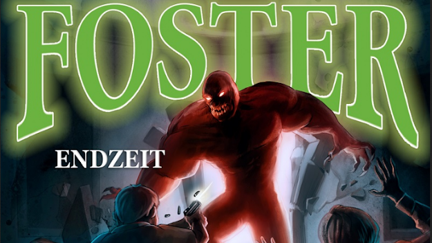 Cover-Ausschnitt vom Hörspiel 'Endzeit' aus der 'Foster'-Serie