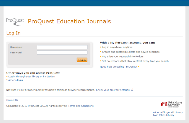 ProQuest Error