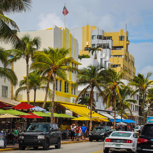 Ocean Drive Miami Beach Florida