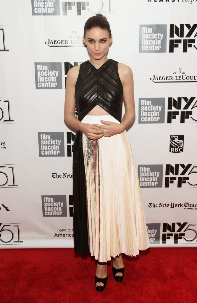 Rooney Mara in Proenza Schouler at 2013 New York Film Festival