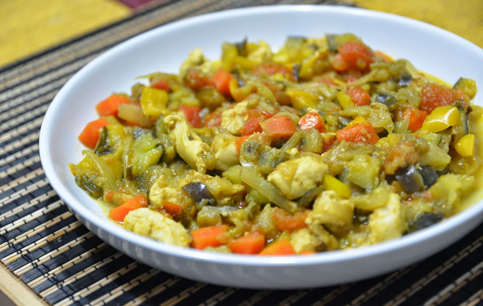 Sapori in Zona: Petto di pollo con verdure al curry (4 ...