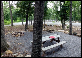 Jun 16 - Endless Caverns, New Market, VA - Our Patio area