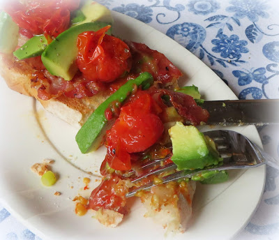 Tomato, Avocado & Pancetta on Toast