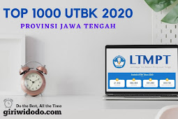  Top 1000 sekolah terbaik UTBK 2020 Jawa Tengah