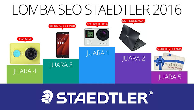 Kompetisi SEO STAEDTLER 2016 Berhadiah Puluhan Juta Rupiah