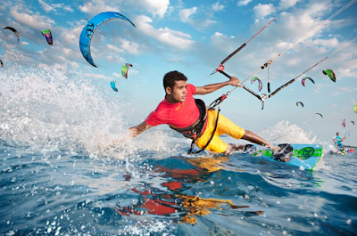 kite surfing في اولمبيا راس سدر