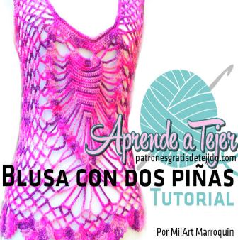 Blusa de mujer para tejer