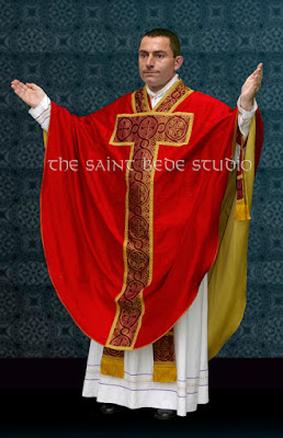 Red chasuble