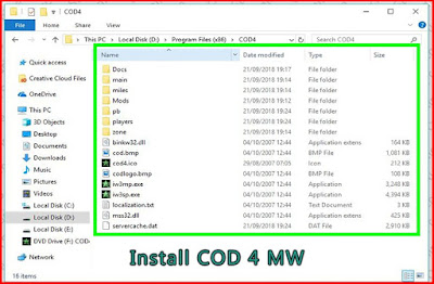 Install COD 4 MW on your PC 