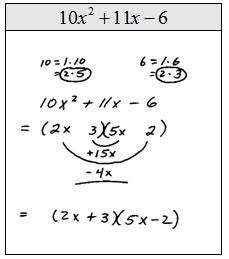 Openalgebra Com Factoring Trinomials Of The Form Ax 2 Bx C