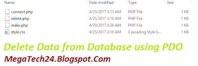 PHP PDO Delete Data from Database