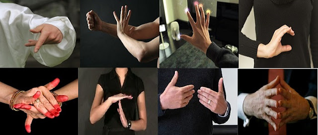 Using hand gestures to sparkle acting performance