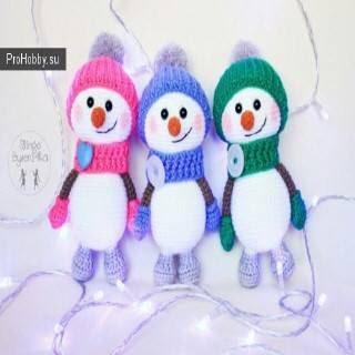 PATRON GRATIS MUÑECO DE NIEVE AMIGURUMI 31719