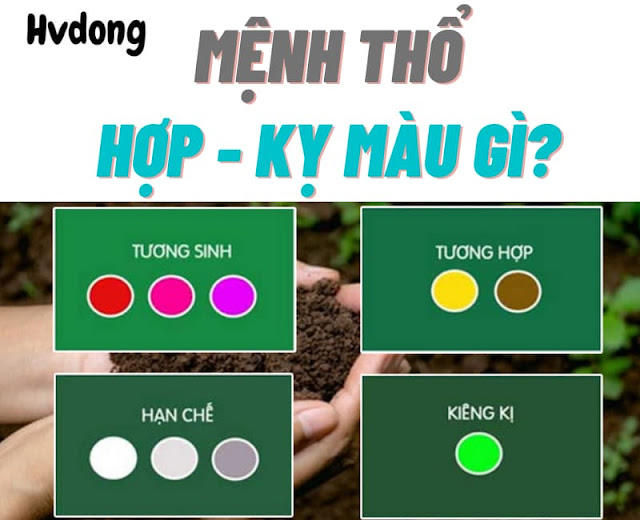 Mệnh Thổ hợp màu gì, kỵ màu gì? Tính cách người mệnh Thổ