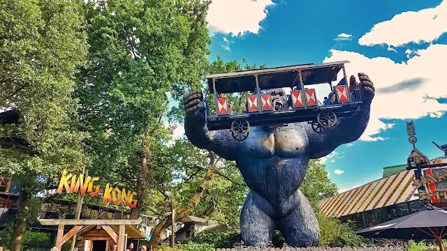 King Kong ride in Bobbejaanland
