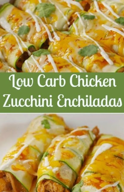 Low Carb Chickên Zucchini Ênchiladas