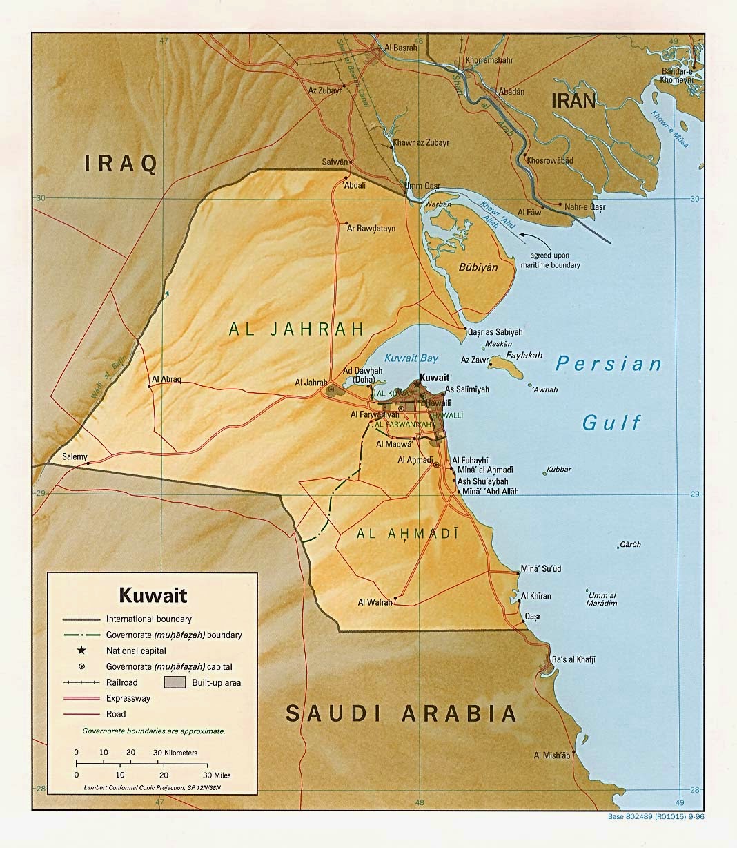 Carte Du Monde Bon Voyage Carte Koweït