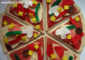 How to make salt dough and felt play pretend pizza