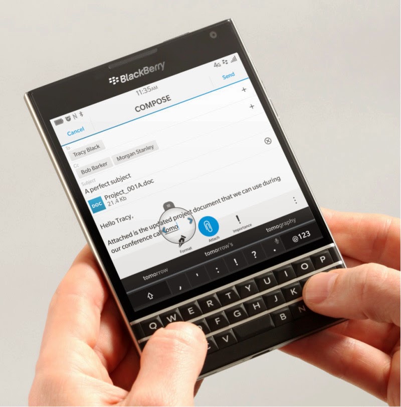 BlackBerry will sell its Passport Smartphone