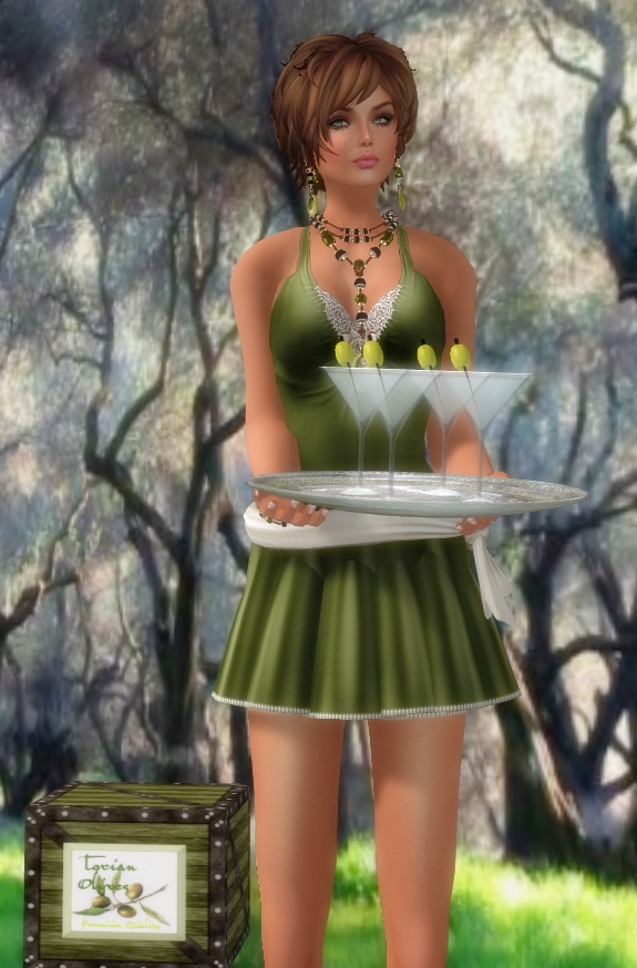 hair color for olive skin and green. Ava - green skin by Lara