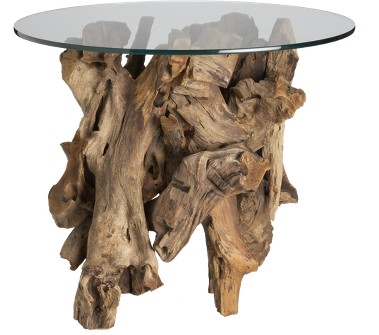 Driftwood end table.