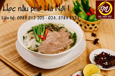 Học nấu phở Hà Nội