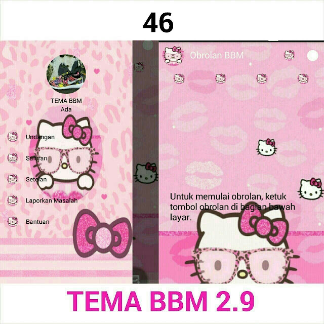 Tema BBM milik Namira App OlShop