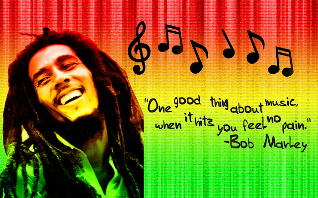 Background Bob Marley