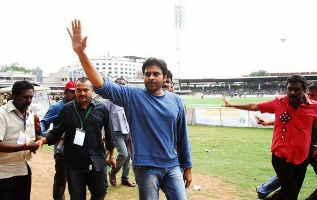 Pawan kalyan Raising hand