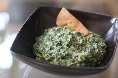 curried spinach dip