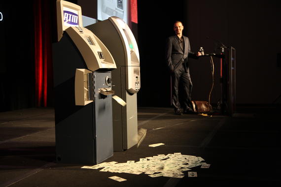  ATM Jackpotting - Barnaby Jack Demonstrates ATM Hacking