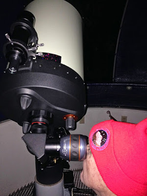 Observing with the 11" Telescope.