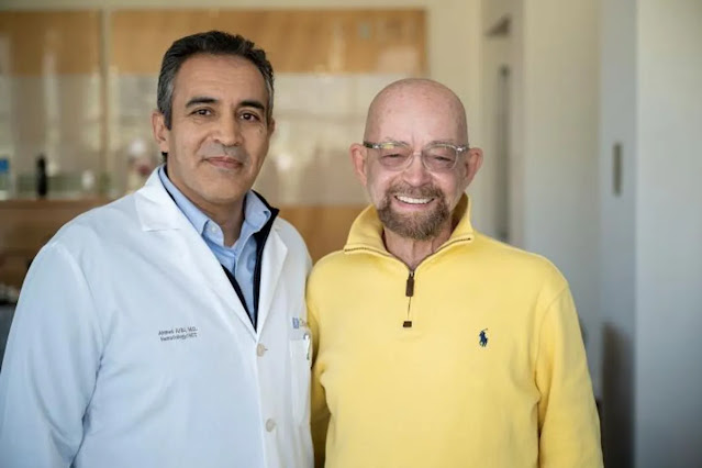 Paul Edmonds y uno de sus médicos, Ahmed M. Aribi, M.D.