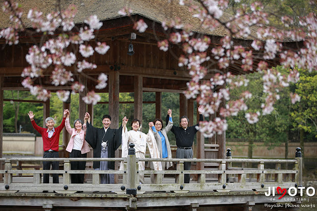 奈良の桜で前撮りロケーション撮影