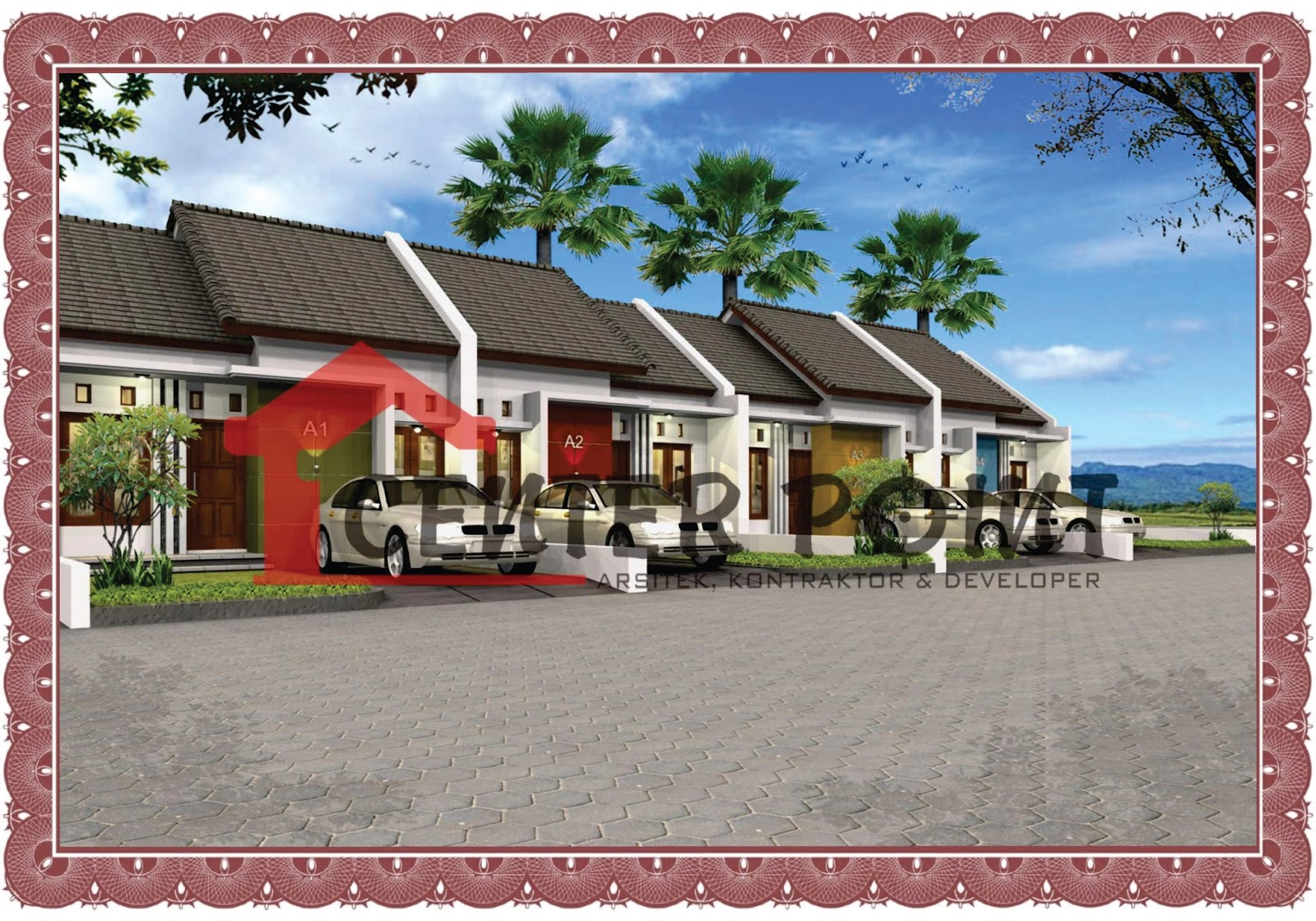 Jasa Desain Rumah Tasikmalaya Desain Rumah Cluster Minimalis Modern