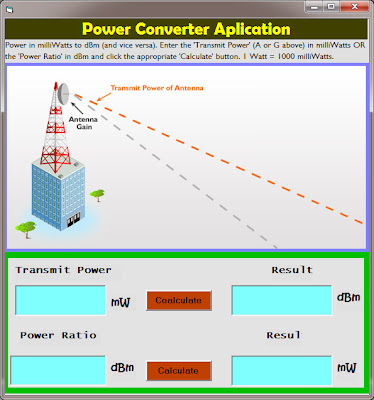 Belajar Cara Membuat Aplikasi Power Konversi mW ke dBm Dengan Mudah