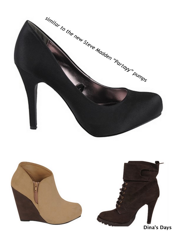 Check out the Steve Madden Partayy Pumps here