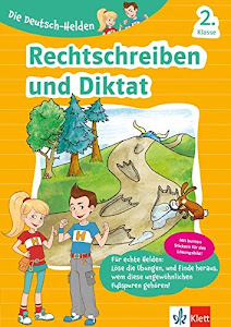 Klett Lernhilfe: Die Deutsch-Helden Diktat und Rechtschreibung 2. Klasse: Grundschule (mit Stickern)