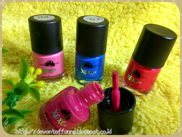 XOXO Peel Off Nail Polish by Face2Face Cosmetics [Review]