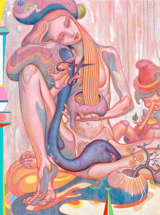 James Jean arte pinturas ilustrações surreais coloridas psicodélicas