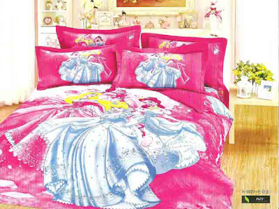 Sprei Katun Jepang Motif Princess