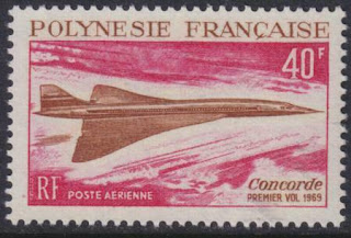 French Polynesia Concorde Supersonic Jet